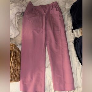 Pink Abercrombie & Fitch Dress Pants